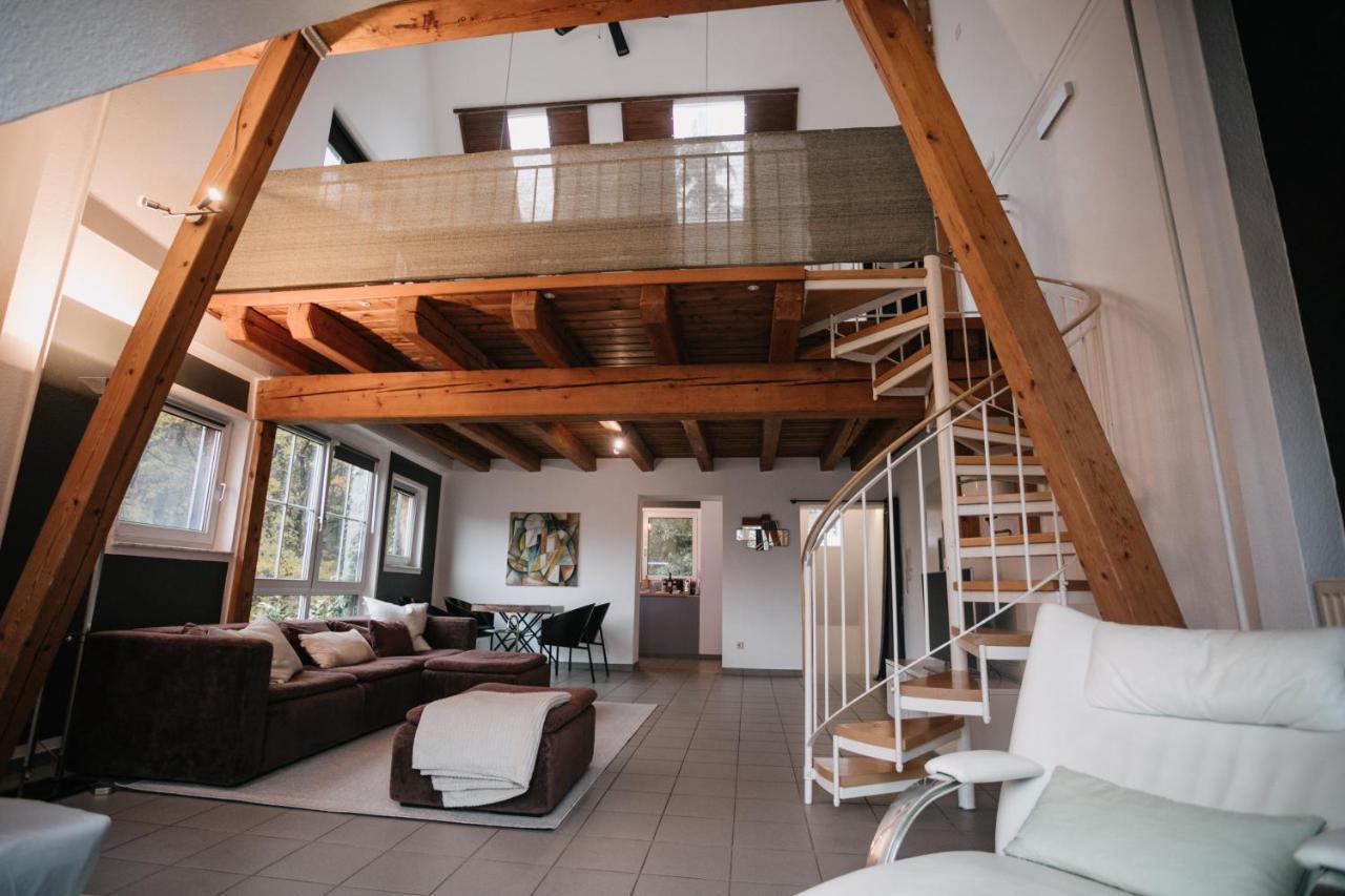 Eigenes Maisonettehaus In Idyllischer Lage Mit Balkon, Nahe Messe, 24H Self-Check In, Gratis Parken Schwabach Exterior foto